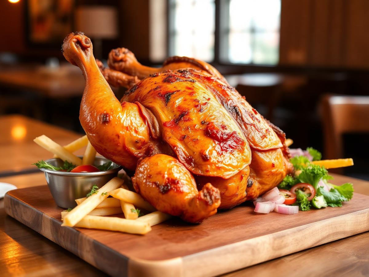 Pollos a la brasa